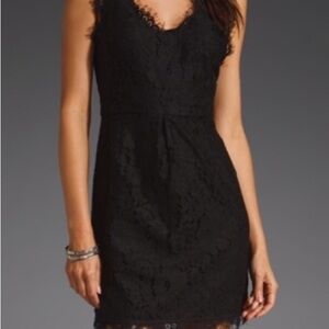 Elegant Black Lace Dress